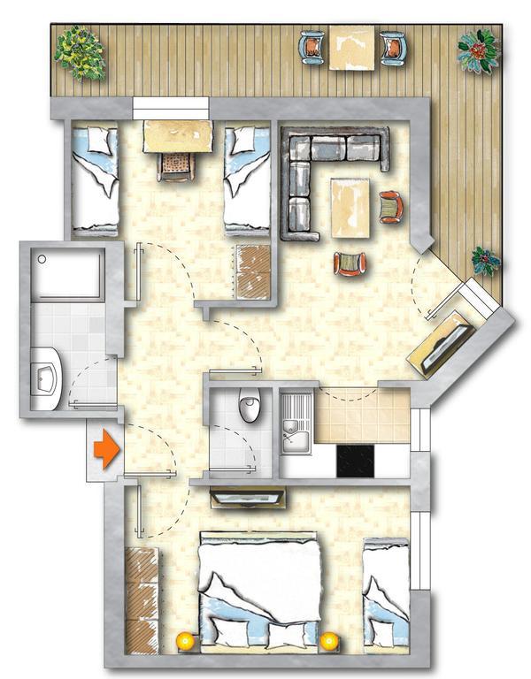Landhaus Strolz 장크트안톤암아를베르크 외부 사진